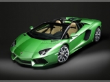 thumbs lamborghini aventador roadster green 01 at Lamborghini Aventador Roadster Color Renderings