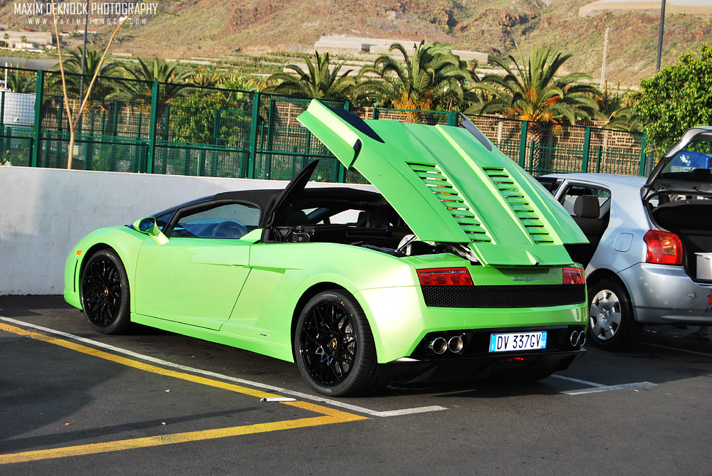 Lamborghini Gallardo LP560 Spyder live in colors