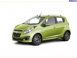 The Chevrolet Spark, shown in Jalapeno, goes on sale this summer