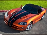 2010 Dodge Viper SRT10 Roadster in Toxic Orange Pearl Coat with