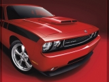 Dodge Challenger featuring a Mopar T/A Hood with scoop