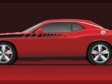 Dodge Challenger with Mopar 20-inch Heritage Wheels and Body Dec