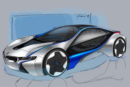 BMW Vision Efficient Dynamics Concept revealed BMW Vision EfficientDynamics 9
