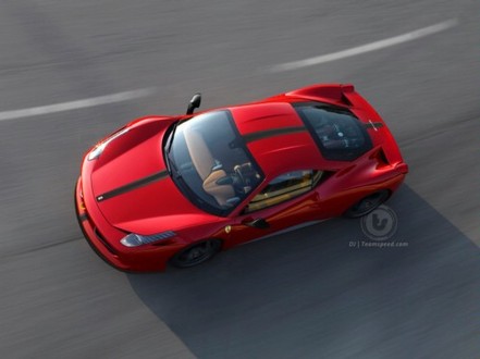 Rendering Ferrari 458 Italia Scuderia Ferrari 458 scuderia rendering