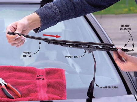 replace windshield wipers 2009 toyota camry #1