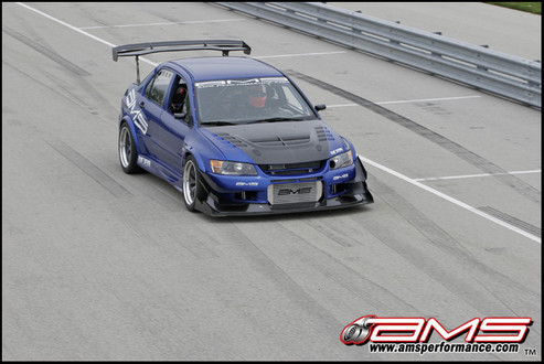 AMS Performance Mitsubishi Evo Blue Demon AMS Mitsubishi Evo IX Blue Demon 2