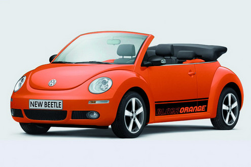 VW Beetle Black Orange Special Edition VW Beetle BO 1