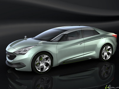 Hyundai Released First Picture of the i Flow Concept Hyundai i flow official