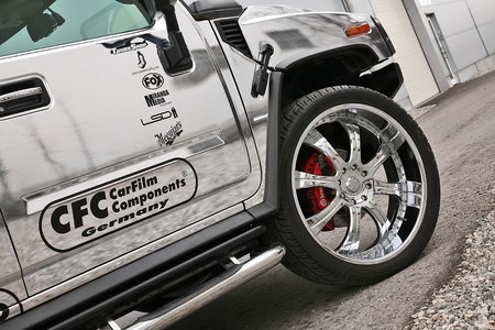 CFC chrome hummer 7 at Chromed Out Hummer H2 By CFC