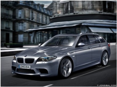 Rendering 2011 BMW M5 Touring bmw m5 rendering