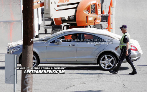 2011 Mercedes CLS Caught Virtually Undisguised 2011 mercedes cls 1