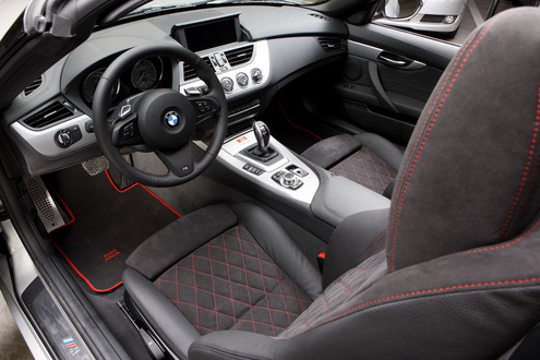 Inside the car you get sport red black seat covered in leather and alcantara