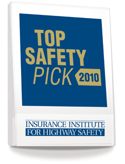 IIHS 2010 Top Safety Picks at IIHS 2010 Top Safety Picks Complete List