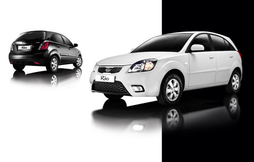 Kia'Domino' and'Echo' Black and White Special Editions kia black white