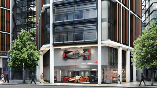 mclaren hyde park showroom 1 at McLaren Confirms Hyde Park Flagship Showroom