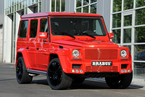 Brabus G55 AMG Widestar In Red Oh My red brabus G55 AMG 1