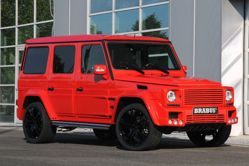 Brabus G55 AMG Widestar In Red Oh My red brabus G55 AMG 3