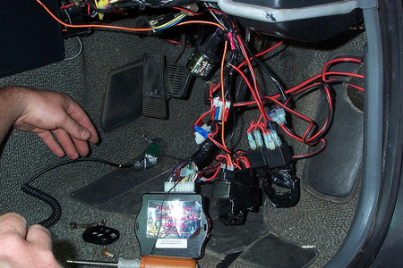 electronic: Car stereo installation