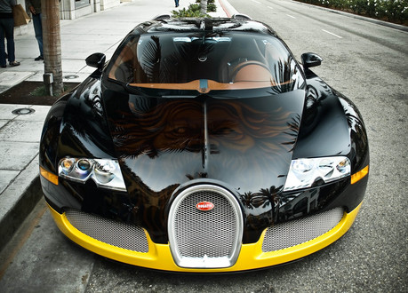 Bijans Black and Yellow Bugatti Veyron Bijan bugatti 1