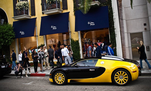 Bijans Black and Yellow Bugatti Veyron Bijan bugatti 3