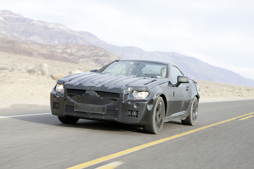 Mercedes slk spy 2 at 2012 Mercedes SLK Testing Pictures