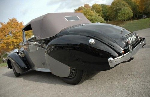 churchills daimler 3 churchills daimler 3 at Winston Churchills Daimler DB18 Drophead Up For Grabs
