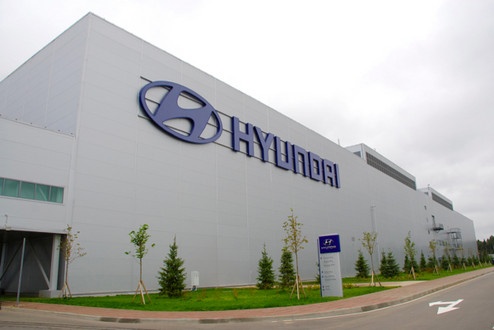 Hyundai Russian Plant Hyundai Russian Plant at Production Begins At Hyundais Russian Plant
