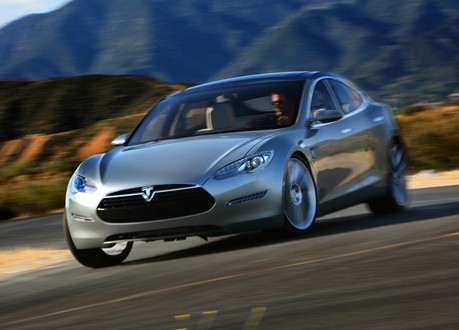 tesla model s at Tesla To Become Profitable Using Cheap Batteries