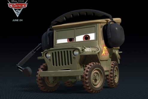 Sarge at Cars 2   New Characters