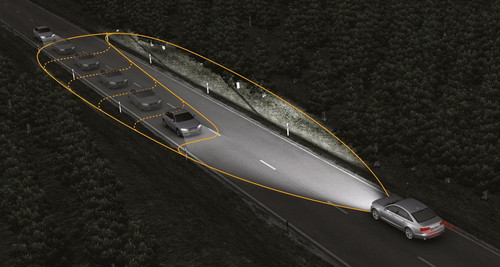 audi headlights 3 at Audi A6 All LED Headlights Explained