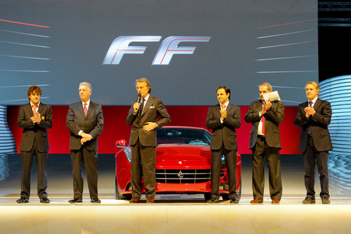 ff 1 ff 1 at Ferrari FF Unveiling Video