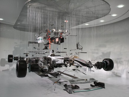 mercedes f1 art 1 at Mercedes GP Formula 1 Art Goes On Display