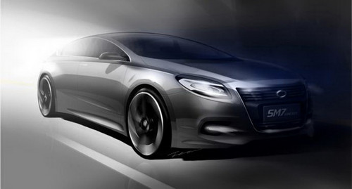 Renault Samsung SM7 Teaser renault samsung sm7
