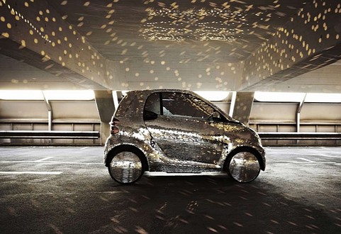 smart disco ball 2 at smart fortwo Gets Disco Ball Treatment