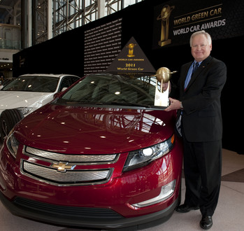 ChevyVoltWorldGreenCarOfYear at Chevrolet Volt Awarded 2011 World Green Car