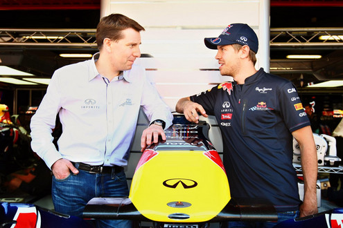 Sebastian Vettel Infiniti Sebastian Vettel Infiniti at Sebastian Vettel Becomes Infiniti Global Ambassador
