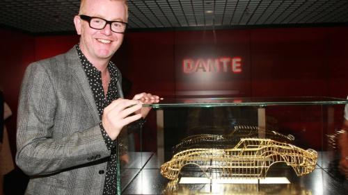 Dante Rubli GTO Gold 3 at Dante Rubli Ferrari 250 GTO Gold Sculpture