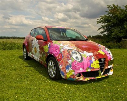 Reliable and fun. Louise Dear Alfa Romeo MiTo Art Car Louise Dear Alfa Romeo MiTo 1.