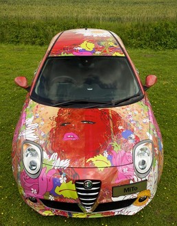 Louise Dear Alfa Romeo MiTo 2 at Louise Dear Alfa Romeo MiTo Art Car