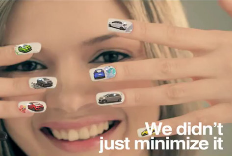 These days Kia is one of the top 5 companies when it comes to car commercials, and this nail art animation for the new Kia Picanto shows why. - picanto-nail-art