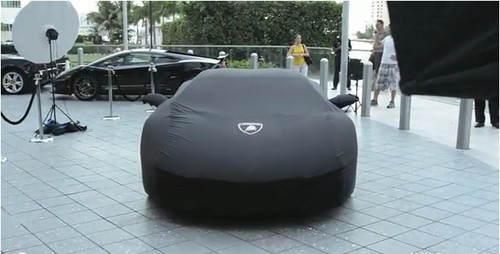 aventador miami at Lamborghini Aventador Miami Unveiling: Video