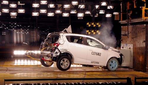 sonic crash test at 2012 Chevrolet Sonic Named Top Safety Pick