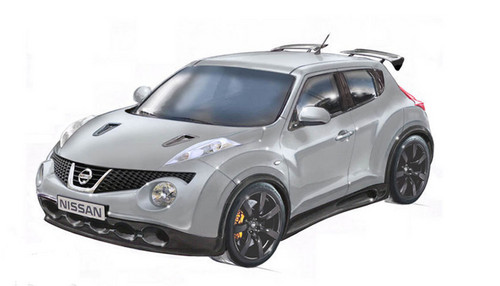 super juke super juke at Nissan Super Juke with GTR Engine