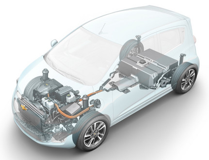 Chevrolet Spark EV 01 Chevrolet Spark EV 01 at All Electric Chevrolet Spark Set For 2013 Launch