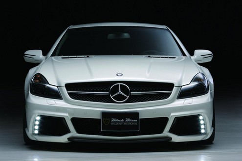 Wald Mercedes SL R230 2 at Wald Mercedes SL R230 Black Bison