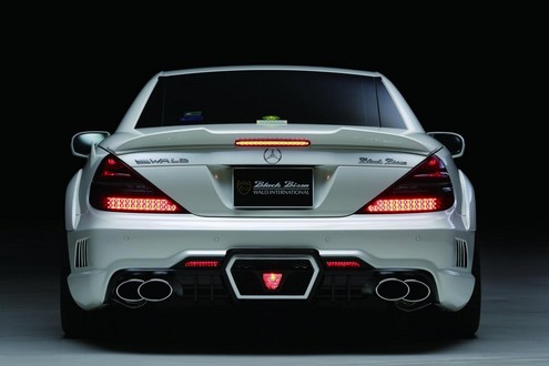 Wald Mercedes SL R230 4 at Wald Mercedes SL R230 Black Bison