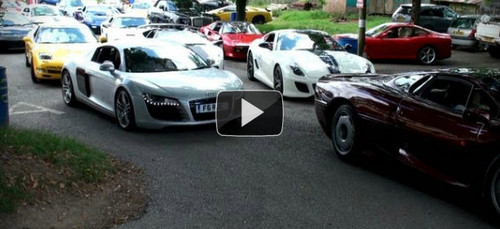 Video: Worlds Best Traffic Jam! jam supercar