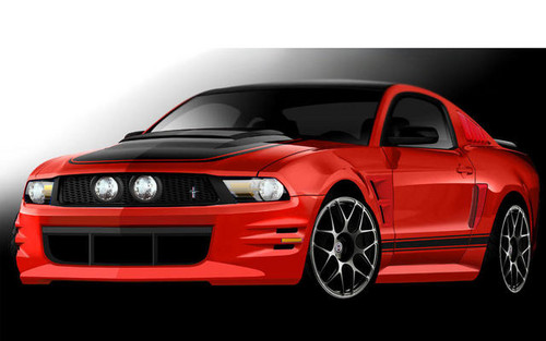 mustang sema 3 mustang sema 3 at Ford Mustang at SEMA 2011