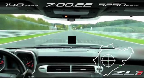 zl1 ring at Camaro ZL1 Nurburgring Lap Video