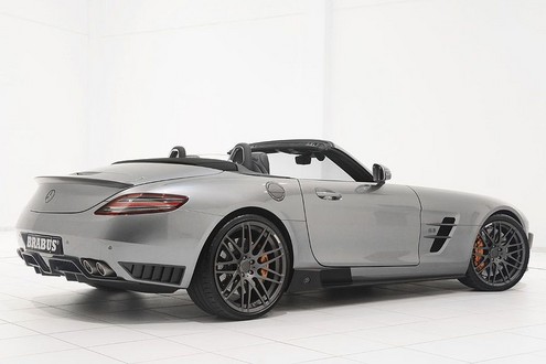 700 hp Brabus Mercedes SLS Roadster Unveiled Brabus Mercedes SLS Roadster 2